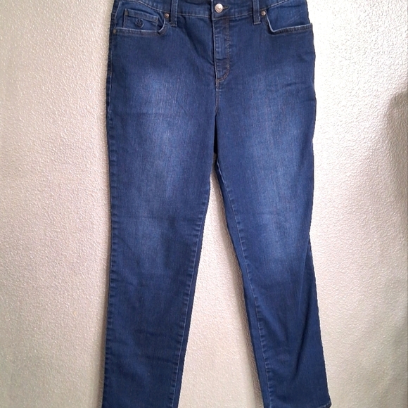 Classic Blue Slim Straight Jeans   Size 8 - Picture 1 of 9